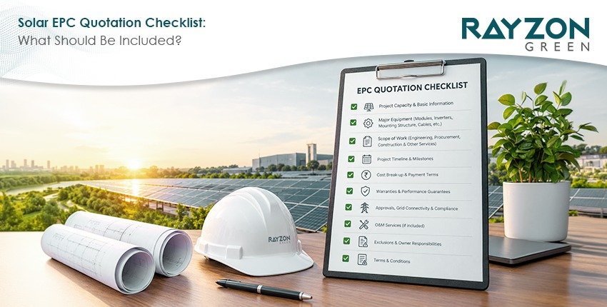 Solar EPC Quotation Checklist: What Should Be Included?